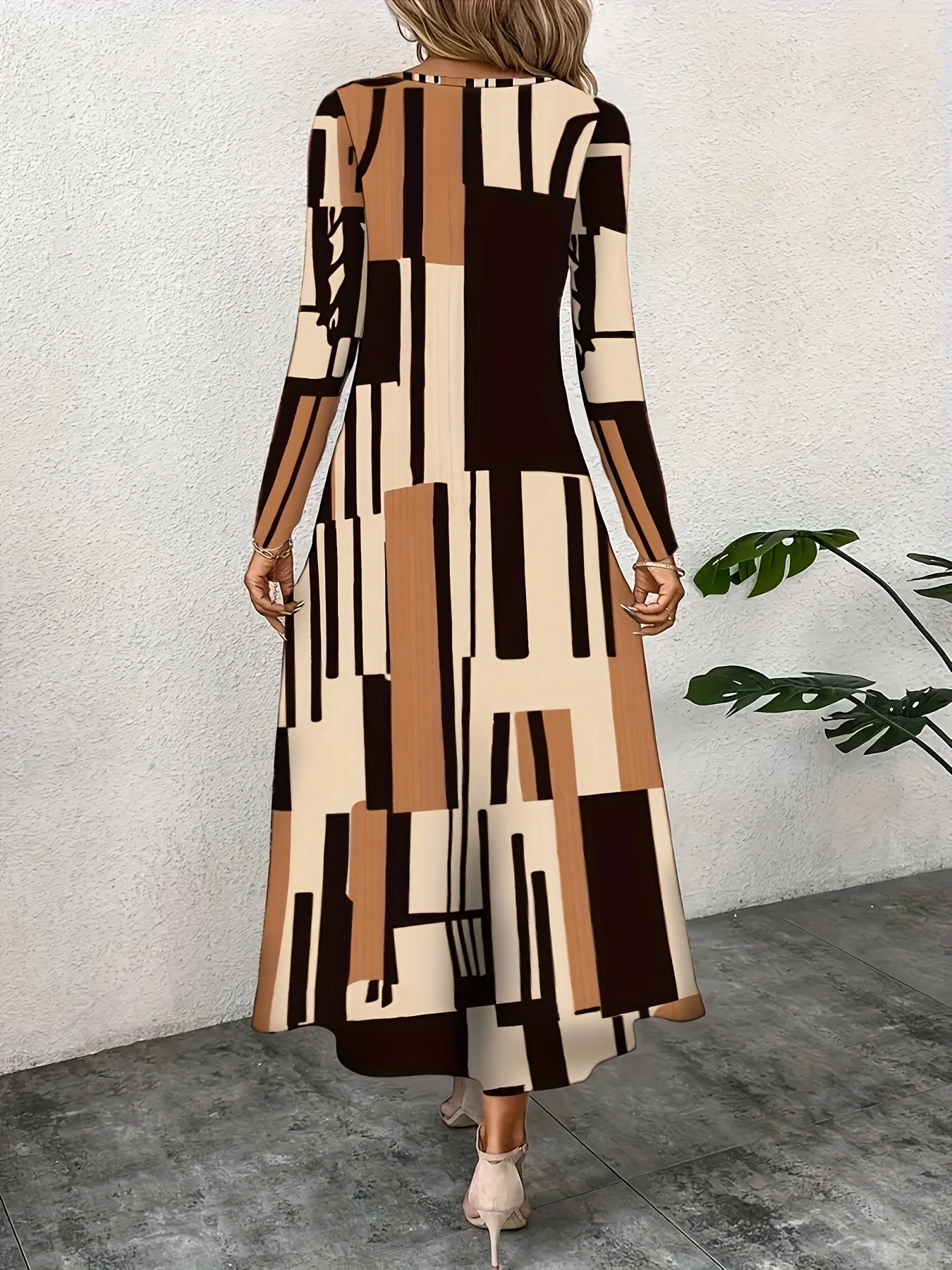 Abito da donna elegante alla moda Abito casual ampio Abito da donna Nuovo temperamento