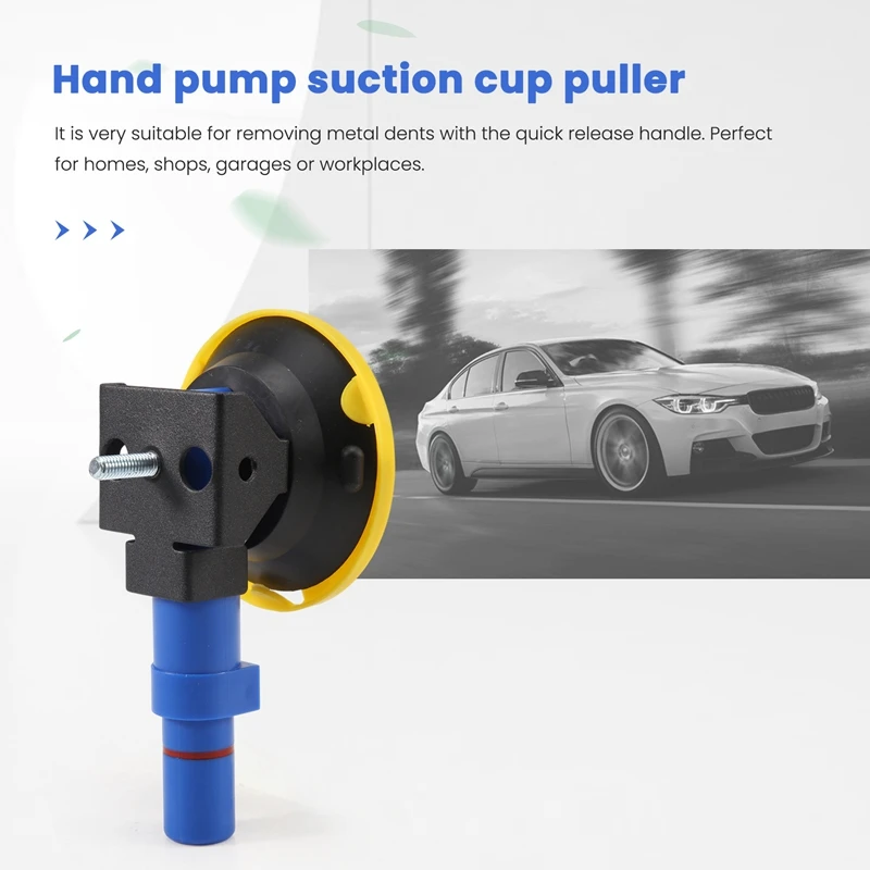 3-Inch Car Dent Repair Tool Hand Pump Suction Cup Puller T-Type Manual Self-Priming Pump Repair Puller