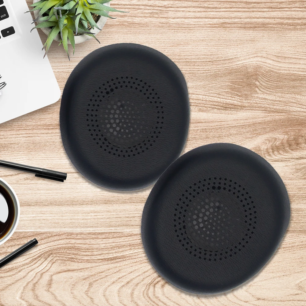 Housses de coussins d'oreille de remplacement pour Jabra EvolLi2 30 SE MS, coussinets d'oreille en cuir, casque d'infirmière, coussin de téléphone de sauna, 10000