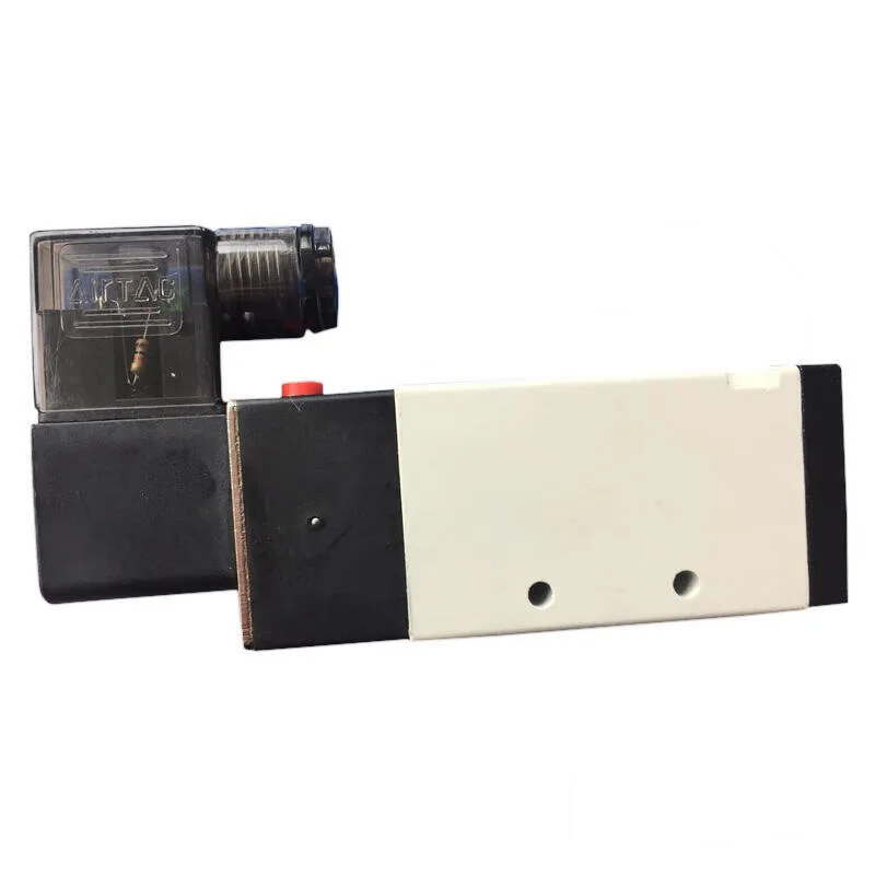 Internal pilot-operated solenoid valve 2-position 5-way 4V31010B single electronic control DIN socket type
