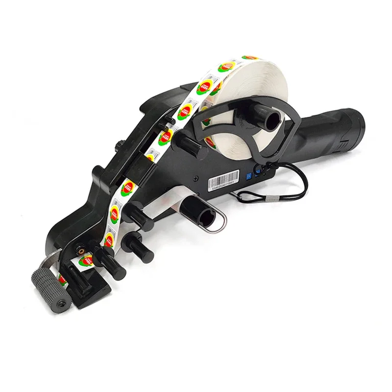 

EA40 Portable Labeling Machine 40mm Electronic Handheld Labeler Sticker Applicator Fruit Egg Labeling Machine