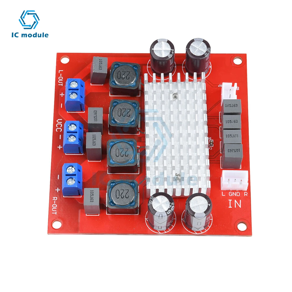 CS8685H Dual Channel Digital Amplifier Board 2 * 75W High Power Amplification DC 5-29V Single Power Supply for Audio Projects