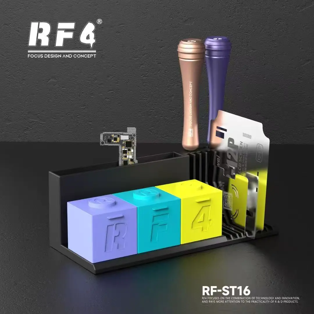 RF-ST16 Multifunctional Storage Rack Metal Base Is Stable Can Bear Weight Well,Making It Unlikely To Tip Over During Operation