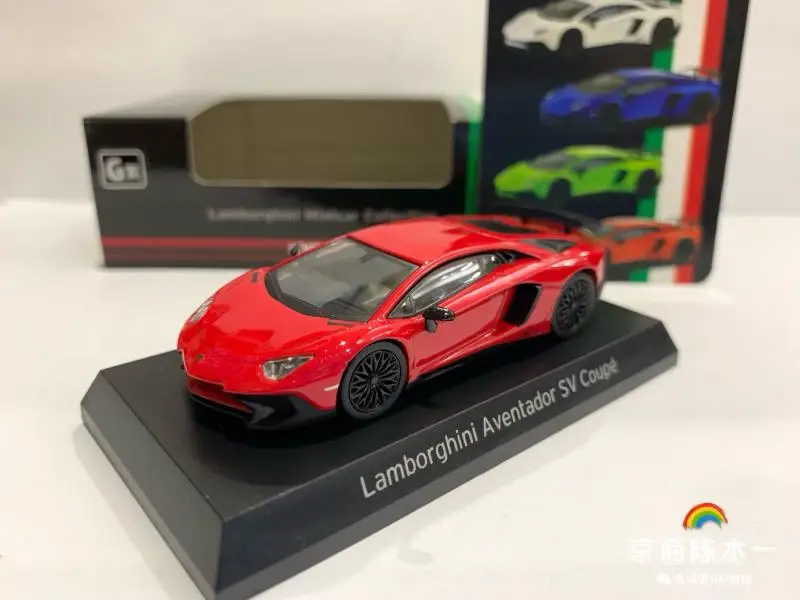 1/64 KYOSHO Lamborghini Aventador LP 700-4 Collection die cast alloy trolley model ornaments gift