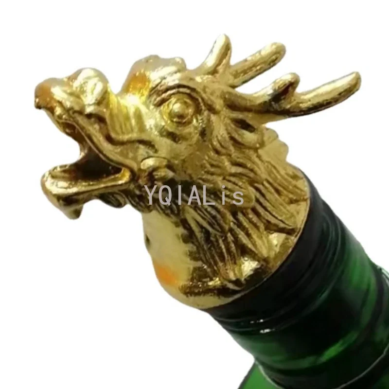 Auspicious Meaning Culture Style Faucet Pour Spouts Ancient Mythology Wine Mouth Art Decoration Holiday Gift Bar Tool