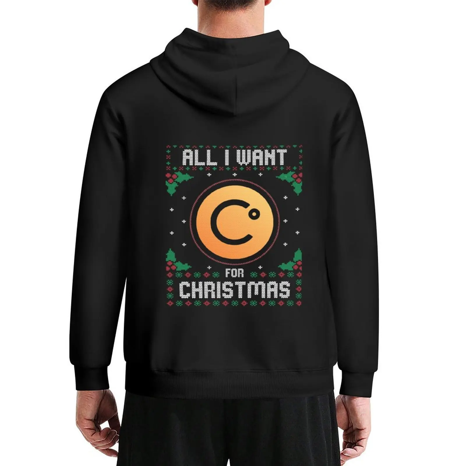 

Celsius Christmas Crypto Sweater, All I Want For Xmas is Hoodie hooded shirt men's coat fashion men mens hoodie