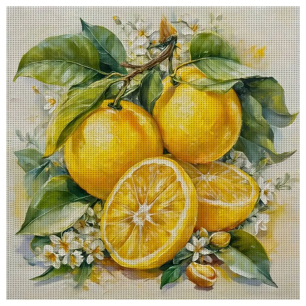 1pc 50X50CM/19.7inch A Princess in A White Dress Cross Stitch Kit DIY Kit 11CT/14CT New Arrival Wall Decoration Full Embroidery