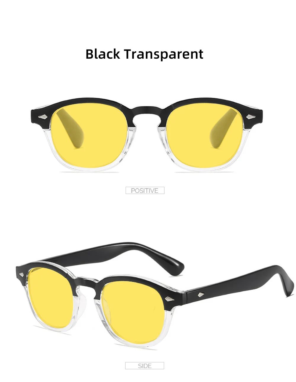 VIVIBEE Retro Blau Licht Blockieren Gläser Männer Nachtsicht Gelbe Linse Quadrat UV400 Frauen Blau Licht Filter Computer Brillen – Detail 15