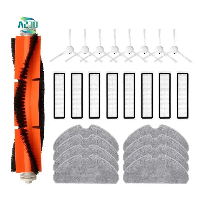 a23q-fit-for-dreame-d9-max-white-roller-side-brush-hepa-filter-mop-cloths-rag-robot-vacuum-cleaner-accessory-spare-part