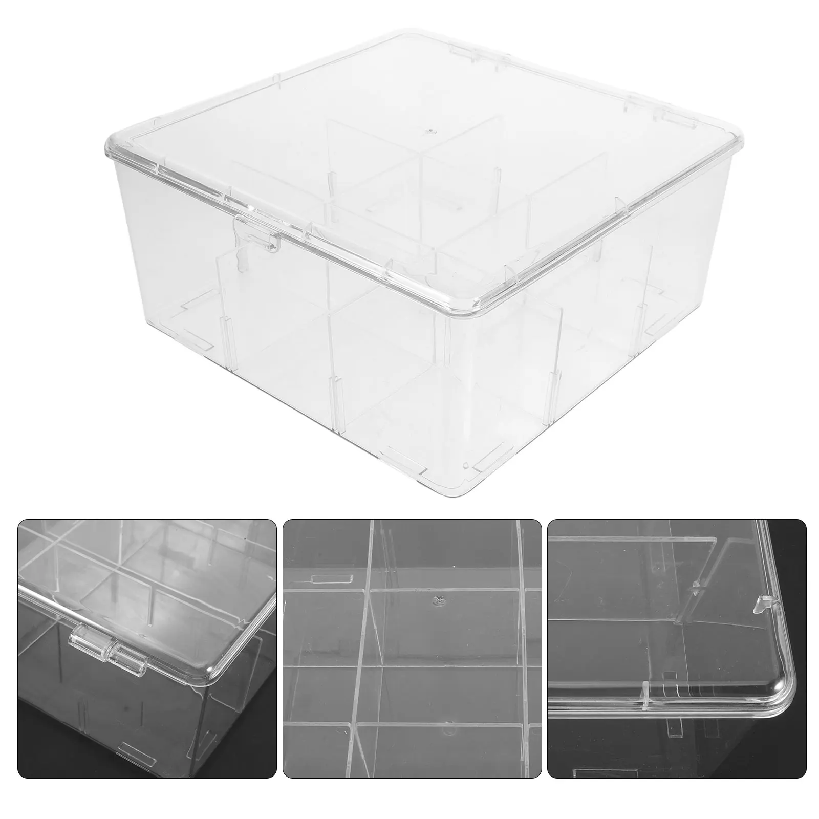 صندوق تخزين البطاقات المقسم، حامل ألعاب مريح، منظم بطاقات سطح المكتب للأعمال