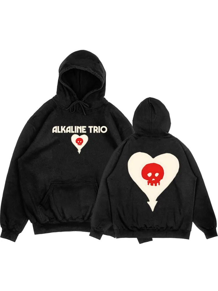 AliExpress NONE Men Clothes Alkaline Trio Band Heavy Mental Hoodies Graphic Printing Sweatshirt Ropa Hombre Sudadera Funny Heart Hip Hop Hoodie