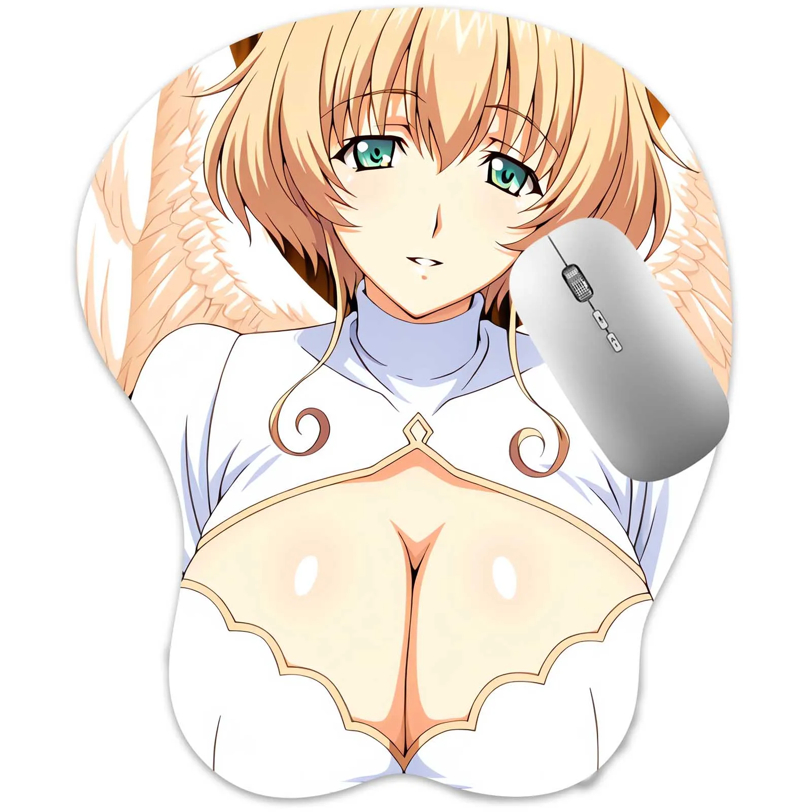 

3D Mouse Pad ( Sera Mitra Airun ) Oppai Mousepad Anime Manga Boobpad Breast Gaming Wrist Rest Mouse Mat