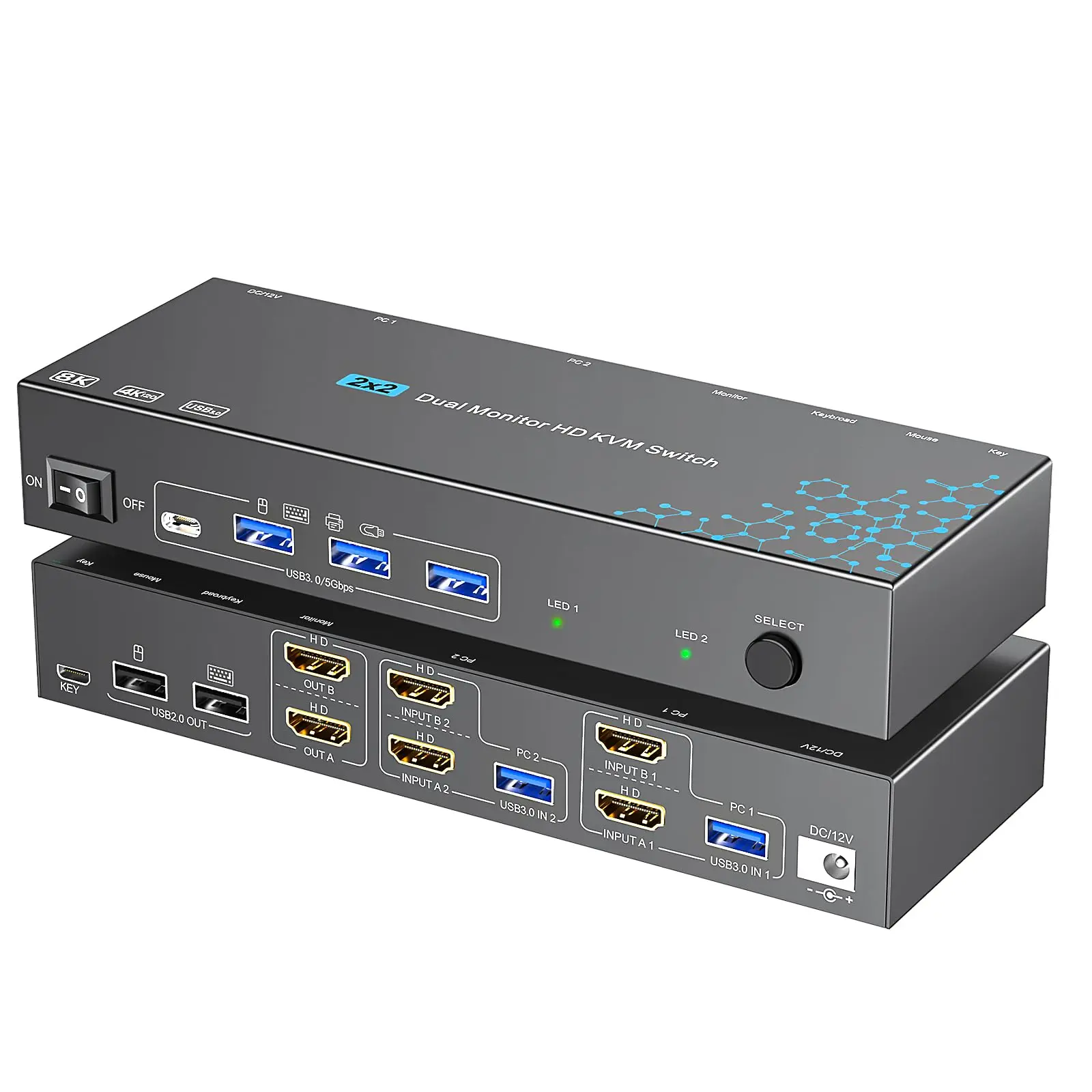 Hdmi Kvm Switch 2 C… - image