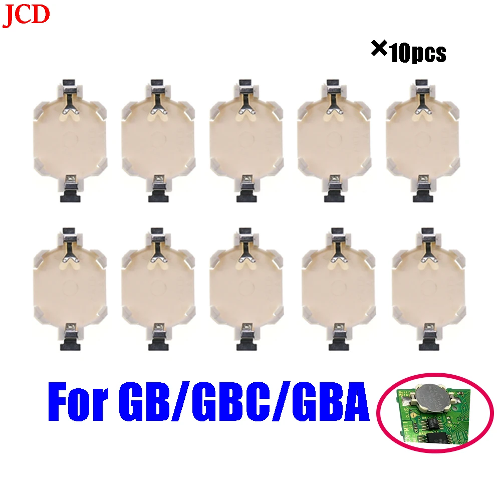 JCD 2/10/20/pcs CR1616 Battery Holder For Gameboy Advance Color For  GB GBC GBA Game Card