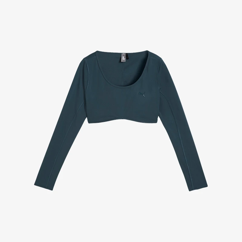 

Новая женская модная облегающая футболка с длинными рукавами Puma Authentic New Millennium Retro 526818-24