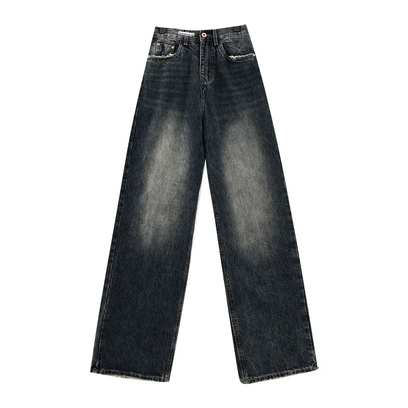 New Style Y2K Baggy Jeans Women Streetwear Retro Fashion Autumn High Waist Pants Loose Wide Leg Denim Trousers Femal