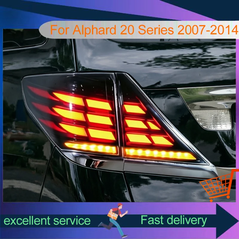 Car Stuff Styling For Toyota Vellfire Alphard 20 Series 2007-2014 Reverse Lamp DRL Taillight Upgrade LED Bulbs Auto Accessories