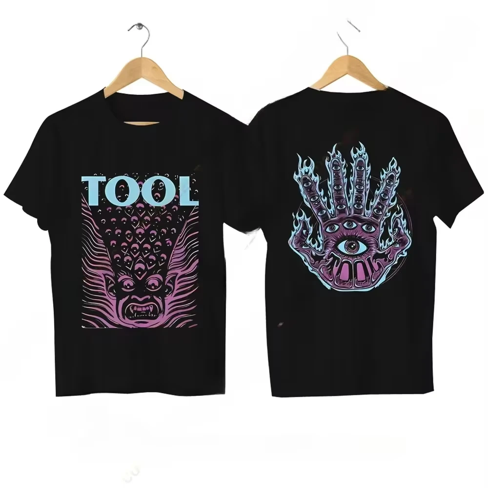 2024 Men T Shirt Casual Tool Band 2024 World Tour Concert Merch Lateralus Tool Band T-shirt Oversized Streetwear S-3XL Cool Tee