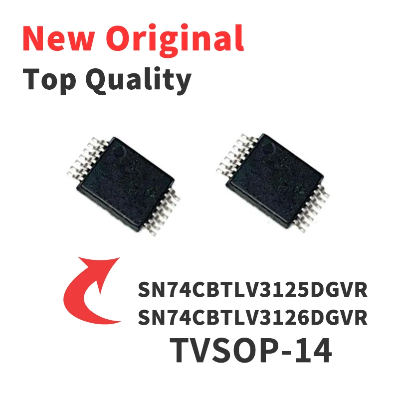 5 Pieces SN74CBTLV3125DGVR SN74CBTLV3126DGVR DGV SMD TVSOP-14 Chip IC Brand New Original