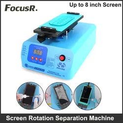 SUNSHINE S-918L Pro 360° Rotary Screen Separator Strong Suction For LCD Screen Below 8 inch Heating Separation Repair Machine