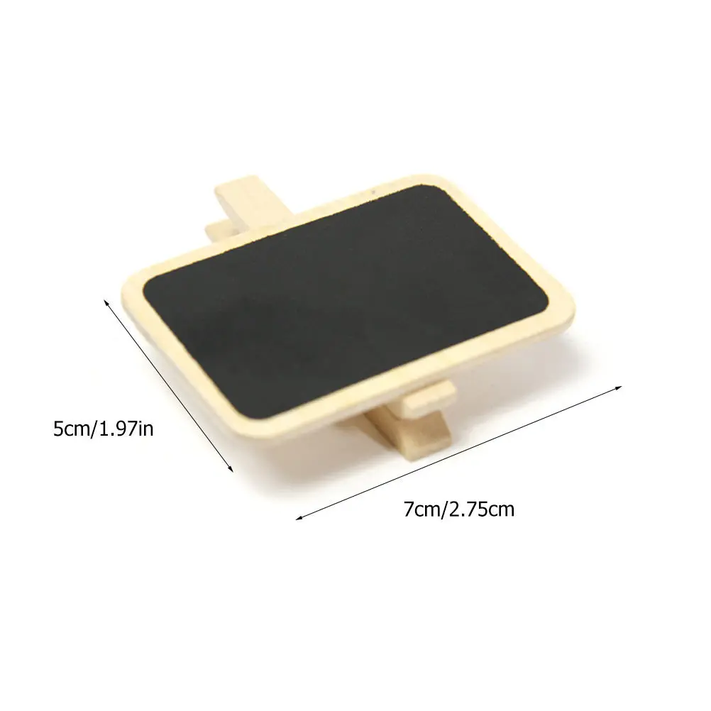 16 قطعة سبورة خشبية صغيرة السبورة معلقة رسالة مجلس الزخرفية الجدول العلامات حفل زفاف المجلس #6