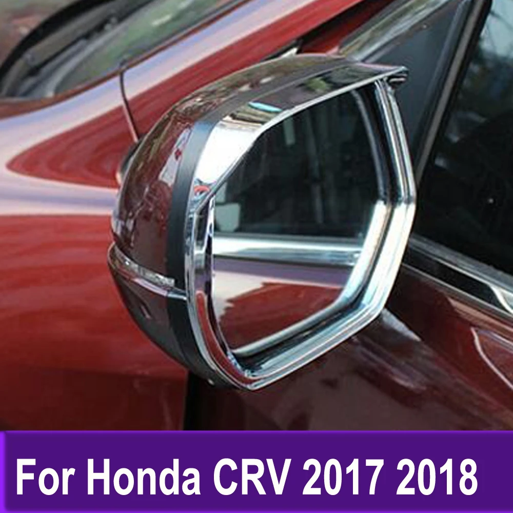 Pare-soleil de pluie de rétroviseur pour Honda CRV CR-V 2017 2018, accessoires de couverture de sourcils de miroir