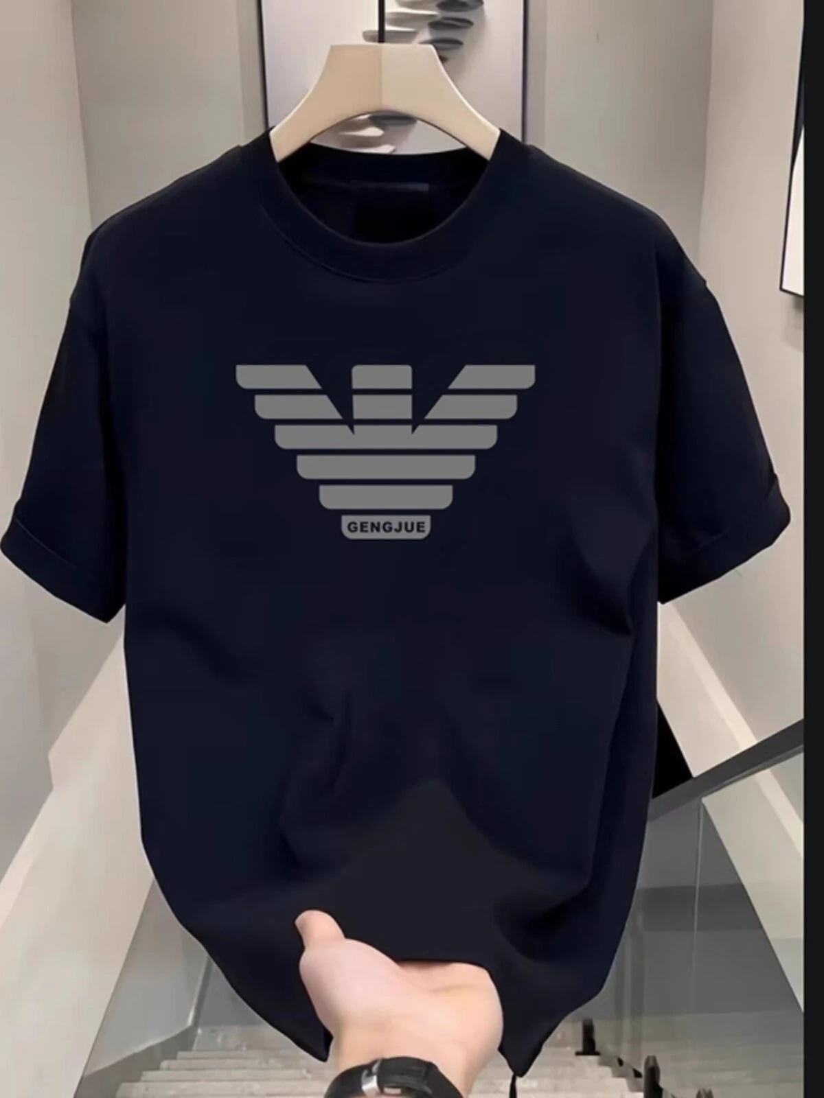 Street Fashion Trend Classic Logo Casual T-shirt Luxury Brand Men's and Women's Top print 2026 Summer  Motton