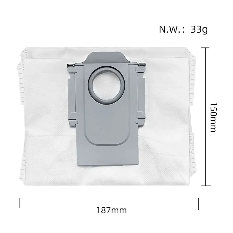 Dust Bag For Roborock S8+, S8 Pro Ultra, S7 Pro Ultra, S7 MaxV Ultra, Q7+, Q7 Max+, Q5 Plus Robot Vacuum Cleaner Spare Part