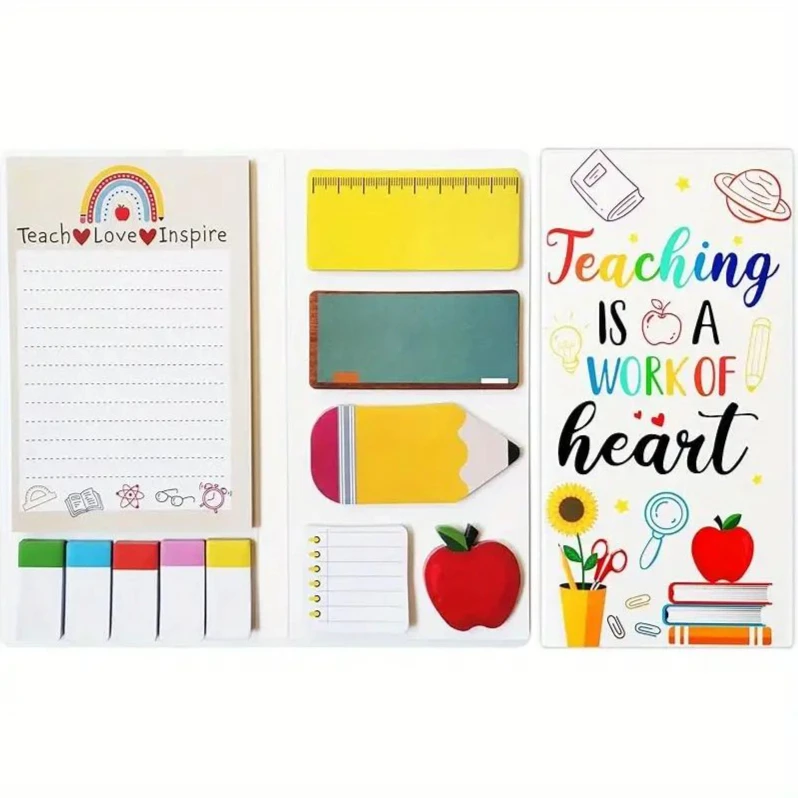 Teacher'S Choice Notepad Self-Stick Blackboard Memo Pad Sticky Notes Kawaii Stationery Notebooks Writing Pads Office School