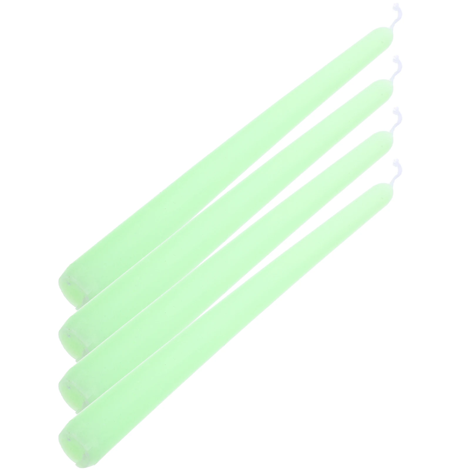 

4Pcs Tall Unscented Taper Dinner Candles 10 Inch Black Paraffin Cotton Wick Smokeless Burn Romantic Dinner Table
