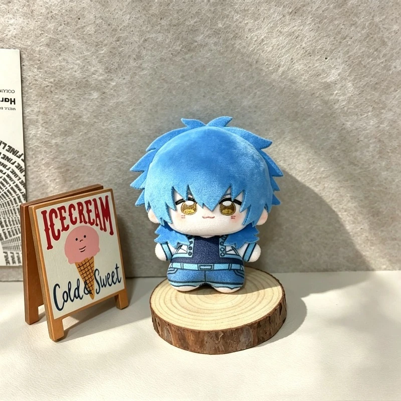 Cute DMMD Aoba Soft Plush Doll Blue Hair Casual Outfit Anime Merch Ornament for Manga Game Lover Holiday Present Desk Decoration