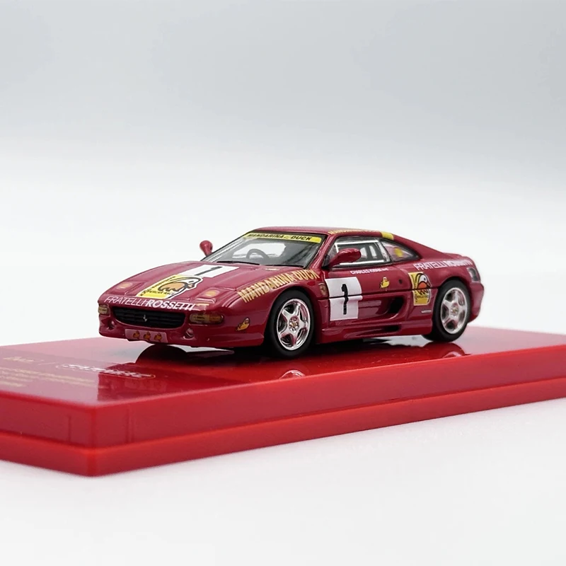 In Stock 1:64 TW F355 Challenge 2024 Hong Kong Exhibition Limited Diecast Car Model Collection Toy Tarmac Works