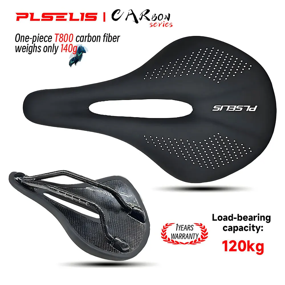

Седло PLSELIS Carbon Lite: сверхлегкая и эластичная карбоновая конструкция, полая вентиляция, водонепроницаемость