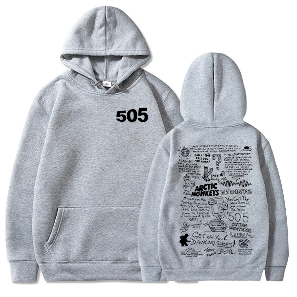 505 Hoodie Arctic Monkeys Music Hoodie Arctic Monkeys Merch Gift for Arctic Monkeys Fan Pullover Tops Streetwear Unisex