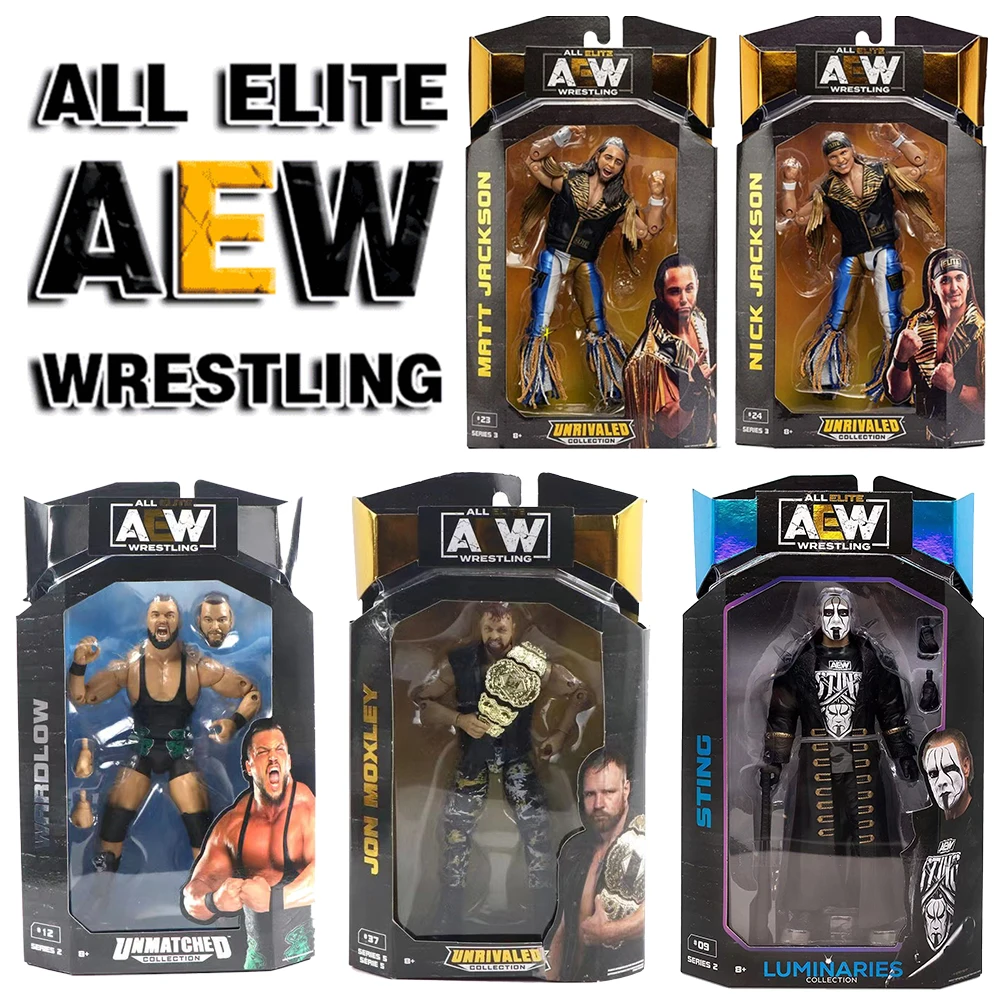 23 stili 6.5 'WWE/AEW /WWF/WCW figura collezione rara PVC All Elite Wrestling collezione senza pari Action Figures