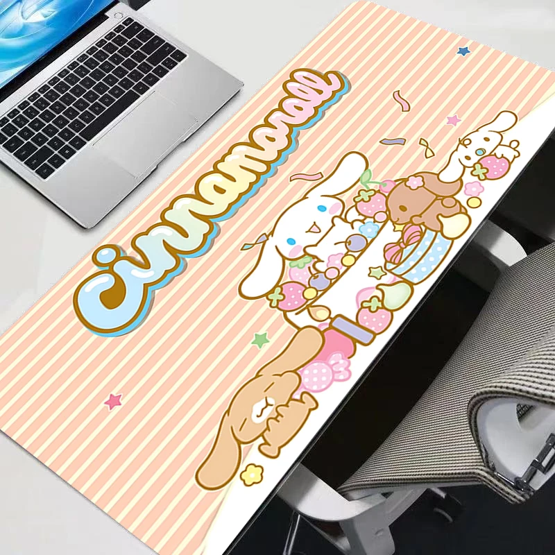 لوحة الماوس سينامورول Kawaii XXL أنيمي ألعاب الألعاب الملحقات Varmilo لوحة المفاتيح جهاز كمبيوتر شخصي المطاط حصيرة مكتبية السجاد لوحة الماوس #1