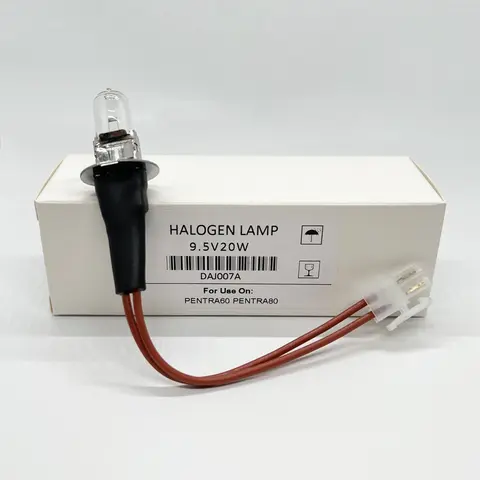 ABX Pentra60 Pentra-60 Pentra80 Pentra-80 5 클래스 혈액 분석기용 할로겐 램프, DAJ007A, 9.5V, 20W