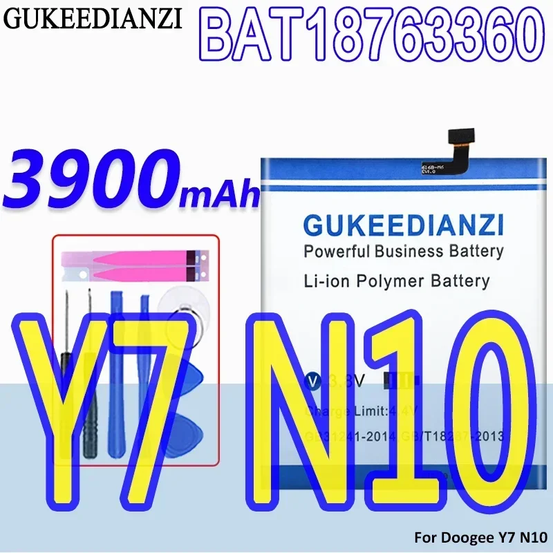 

GUKEEDIANZI BAT 18763360 Аккумулятор большой емкости 3900 мАч для Doogee Y7 N10