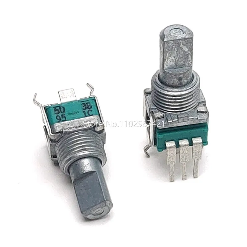 1 Piece RK09L1140A2U Amplifier Audio Volume Potentiometer RK09L114001T Single B10K B50K 103B 503B Half Shaft 15MM