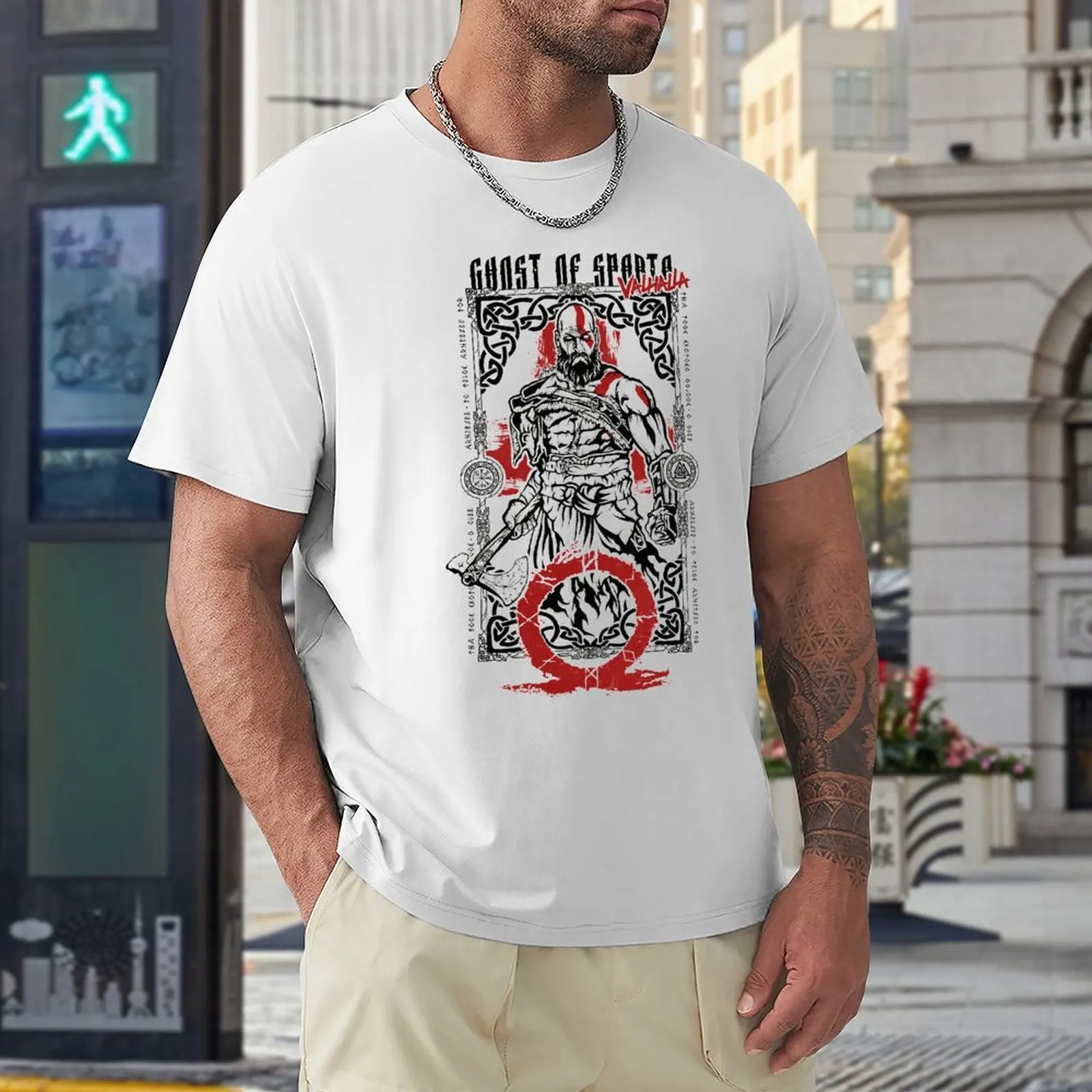 Kratos God Of War 2 Ragnarok Is Coming 3 T-shirt Fresh Sports  Nerd Top Tee Casual Graphic Home Eur Size