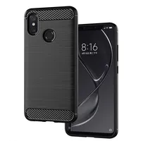 FERISING Case For Mi8 Case Xiaomi Mi8 lite SE Cases TPU Bumper Shockproof Carbon Cover for Mi 8 lite Mi8SE Cases Coque Capas