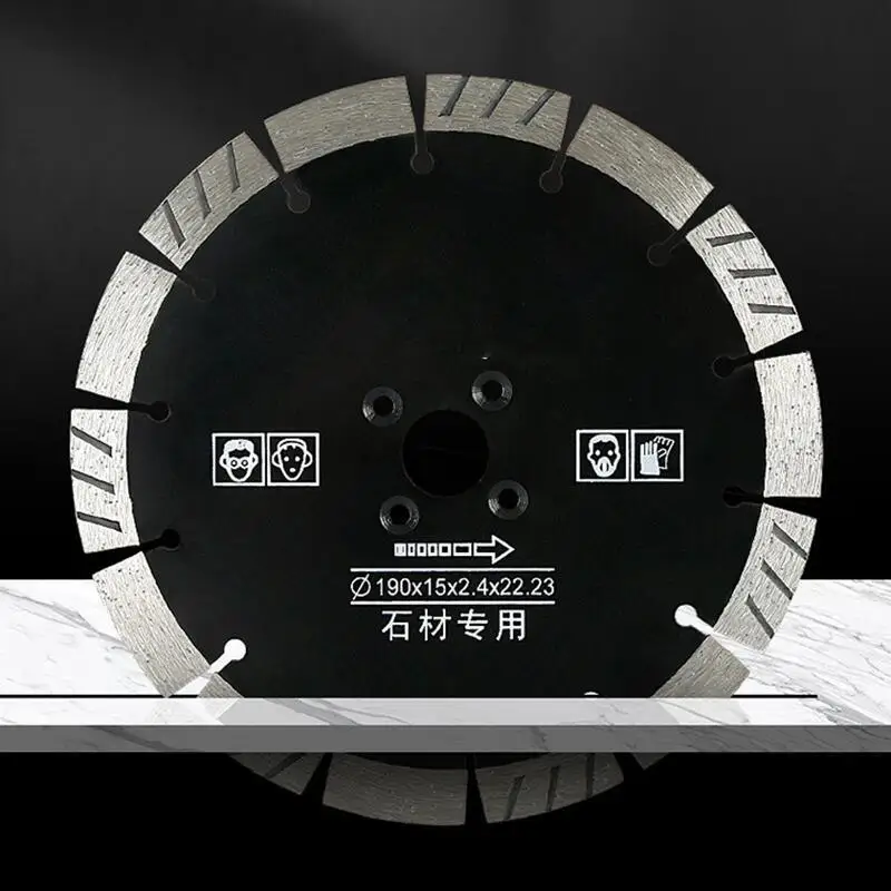 190mm Diamond Saw Blade Porcelain Tile Ceramic Stone Granite Concrete Marble Cutting Disc For Angle Grinder