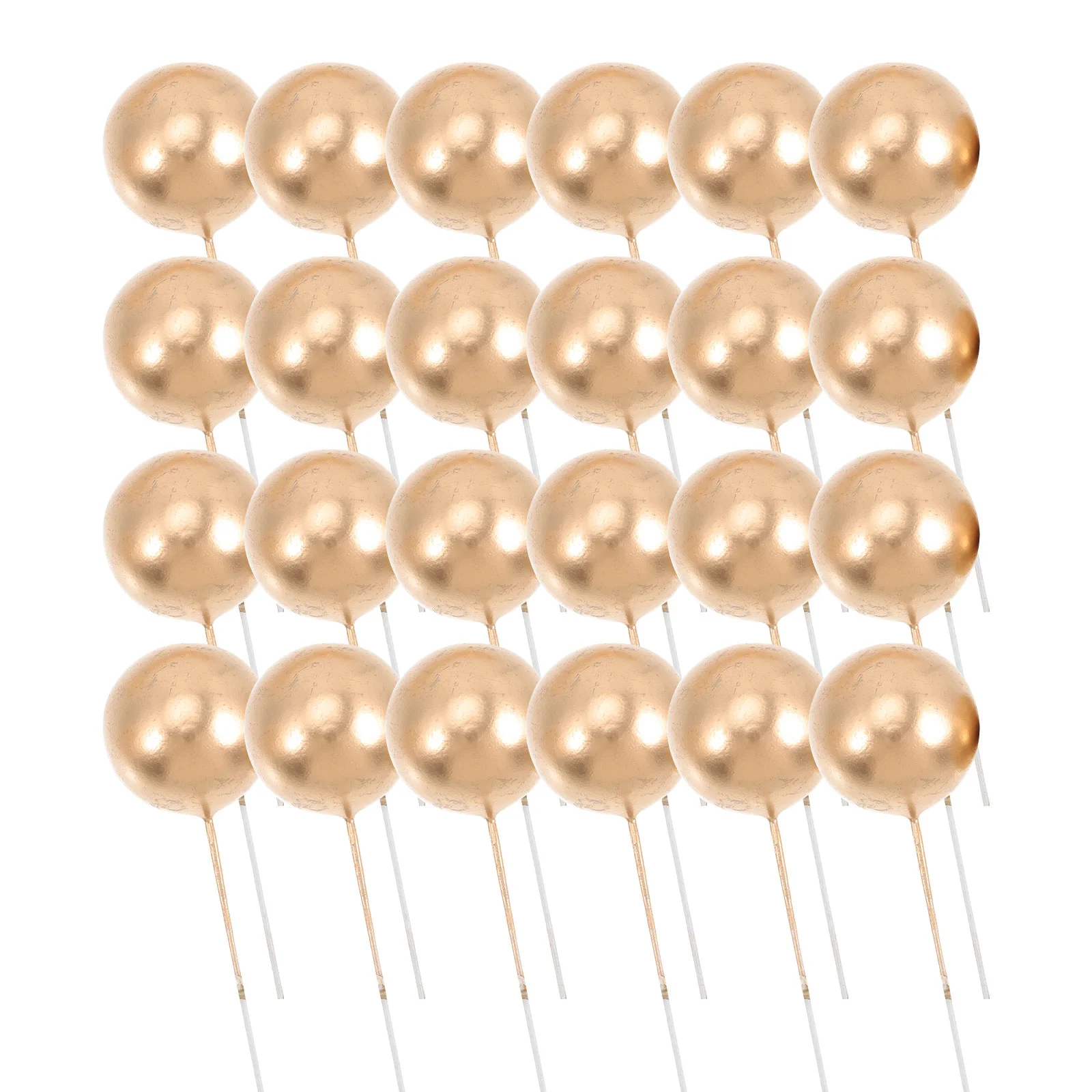 

100 Pcs Foam Cake Insert Balloons Balls for Decoration Toy Cupcake Supplies Mini
