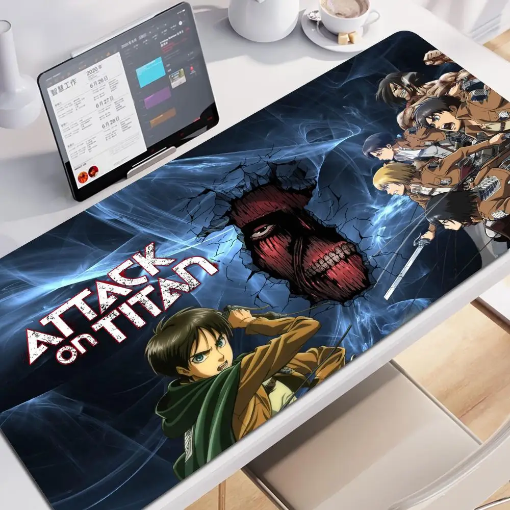 

Anime Dark A-Attack on T-Titan Mouse Pad Large Gaming Mousepad with Stitched Edges Thickened Desk Mat PC