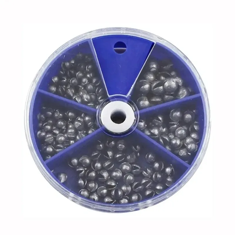 205 Open Lead Pendants Luya Stone Fishing Sea Fishing Counterweight Cross-border Fishing Gear Lead Pendants 2 Boxes