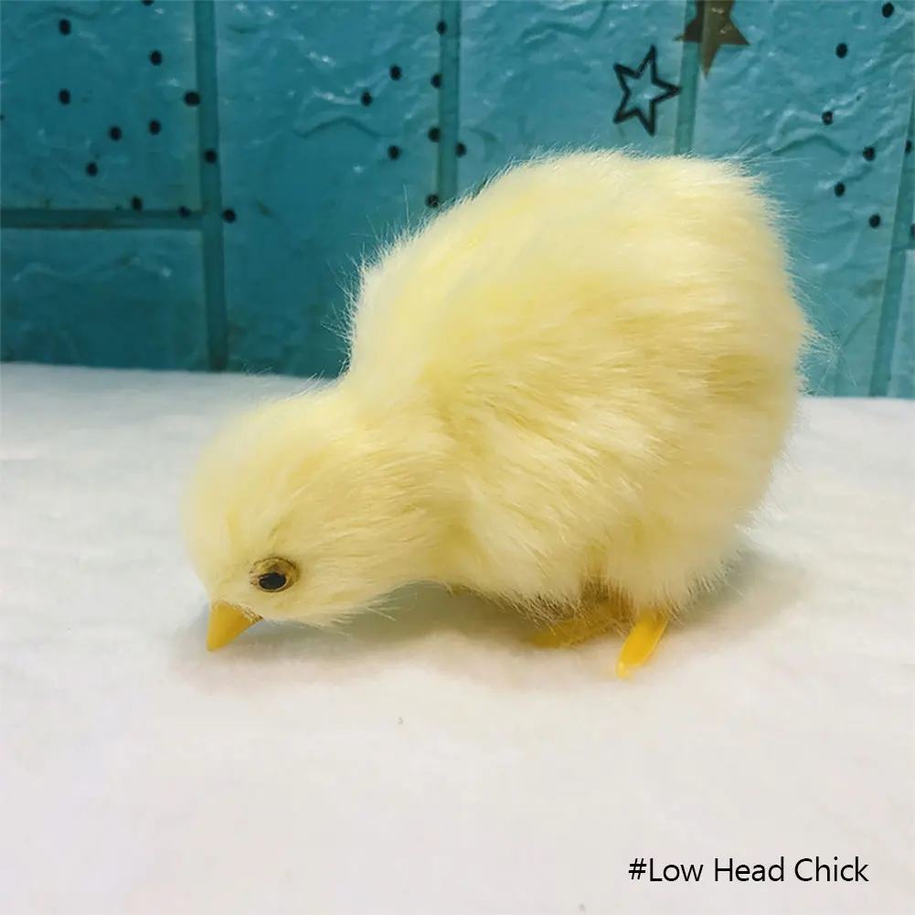 Easter Gift Imitation Chick Plush Toy - Soft Furry Chicken Model for Kids  Animal Cognition Learning Tool