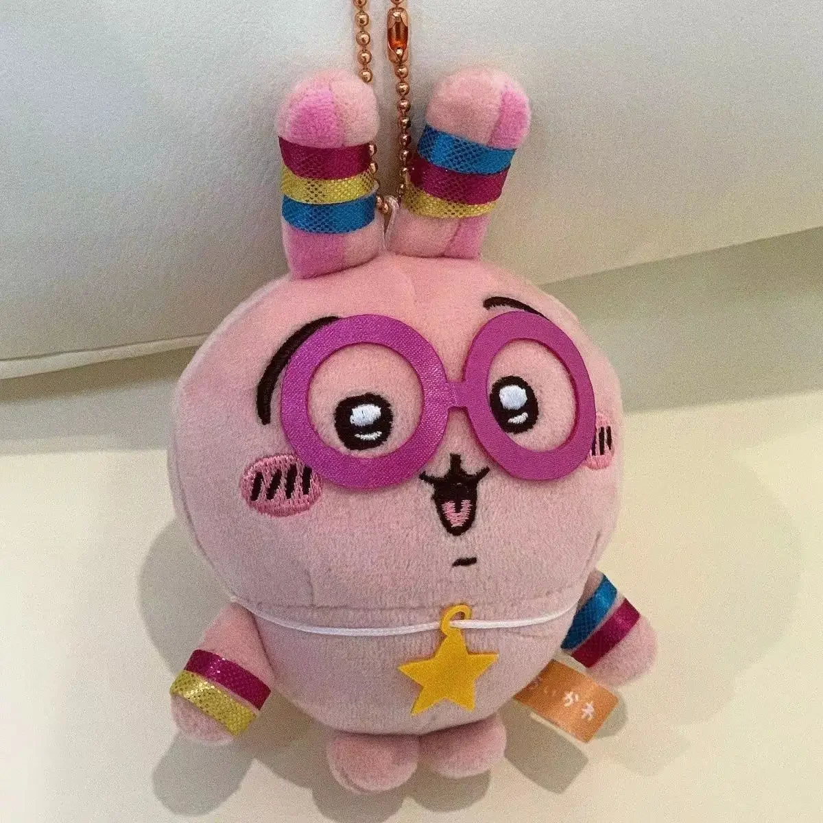 Novo fluorescente usagi anime boneca pingente pingente bonito de oito peças dos desenhos animados portátil ultra-leve mochila pingente presente menina