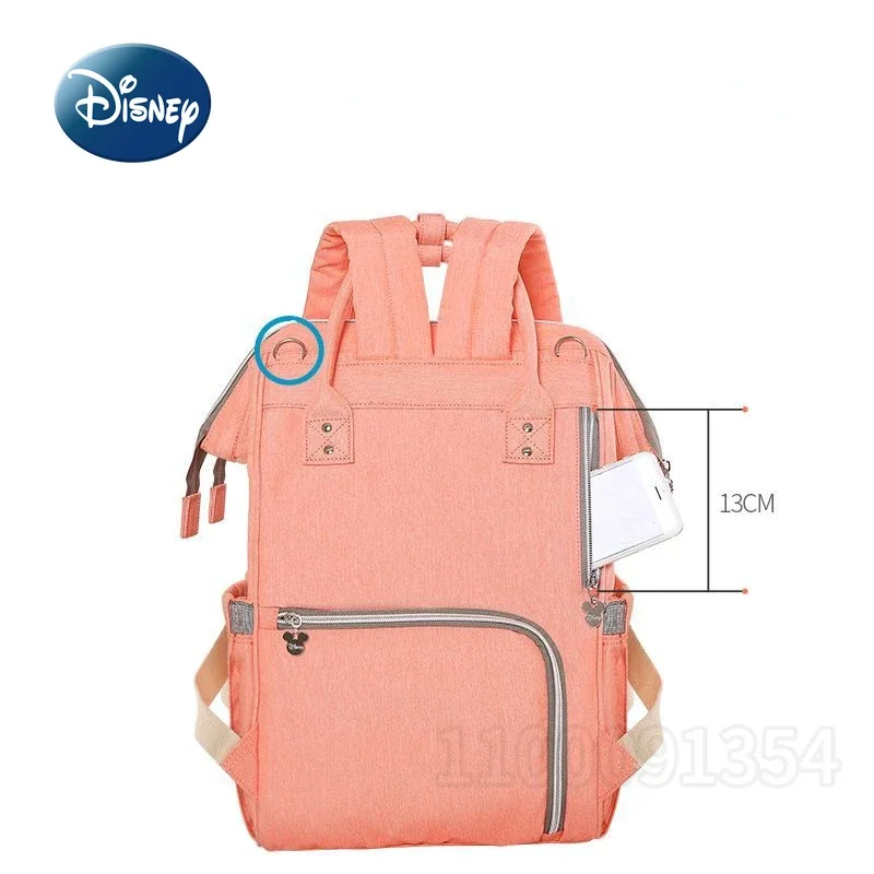 Disney-saco de fraldas desenhos animados, grande capacidade mochila, alta qualidade, luxo marca, saco de bebê, desenhos animados, moda, novo