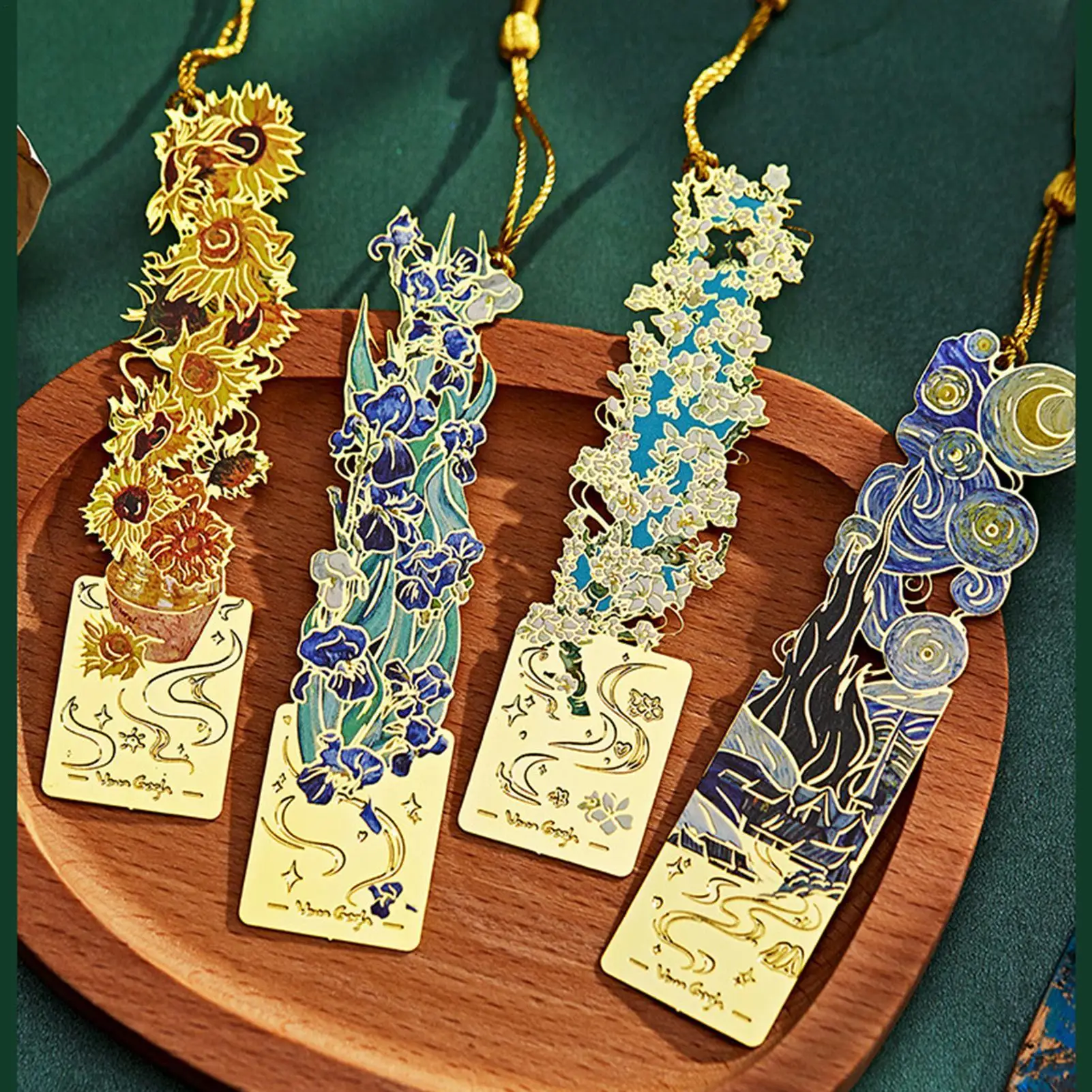 

Bookmark With Tassel 4 Piece Vintage Hollow Tassel Hollow Iron Bookmarks Set For Women Girls Teens Classroom School Office Study
