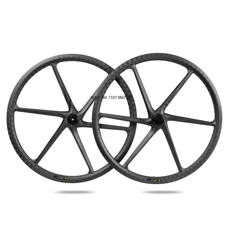 

ICAN Bikes Carbon Six Spoke Wheel 6spoke Wheels Road Wheelset Disc Brake 100*12 142*12 for Cycling Bike